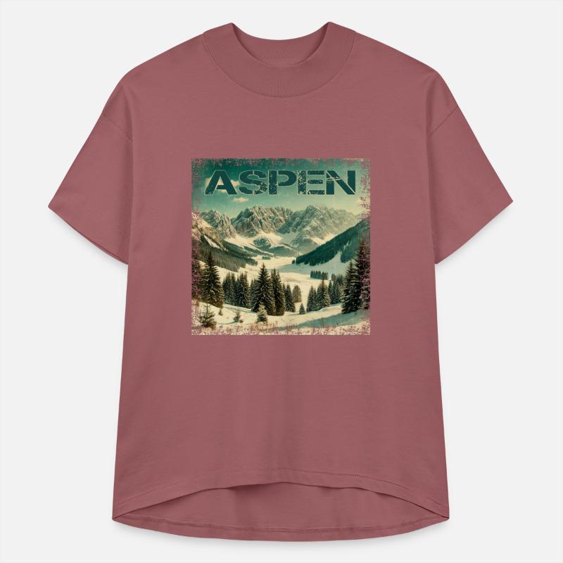 Aspen Ski Snowboard Vintage Winter Vacation