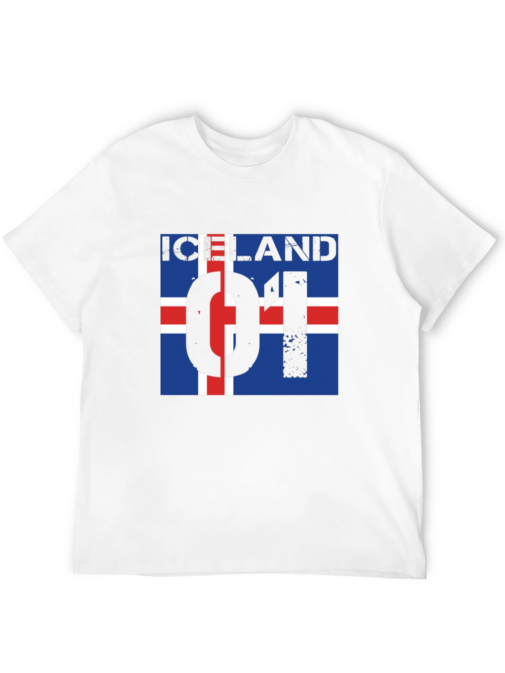 Iceland Flag Graphic Print T-Shirt
