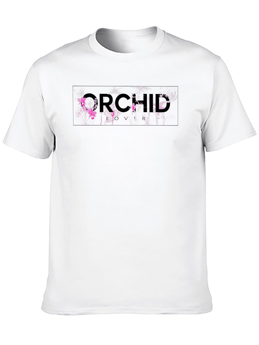 Orchid Lover T-Shirt - Modern Graphic Tee