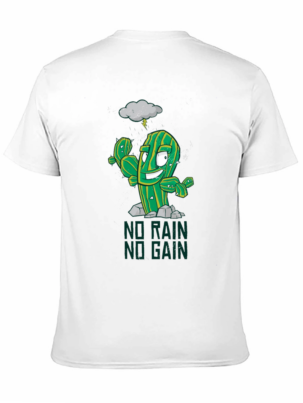 No Rain No Gain Graphic Tee - Gym Motivation