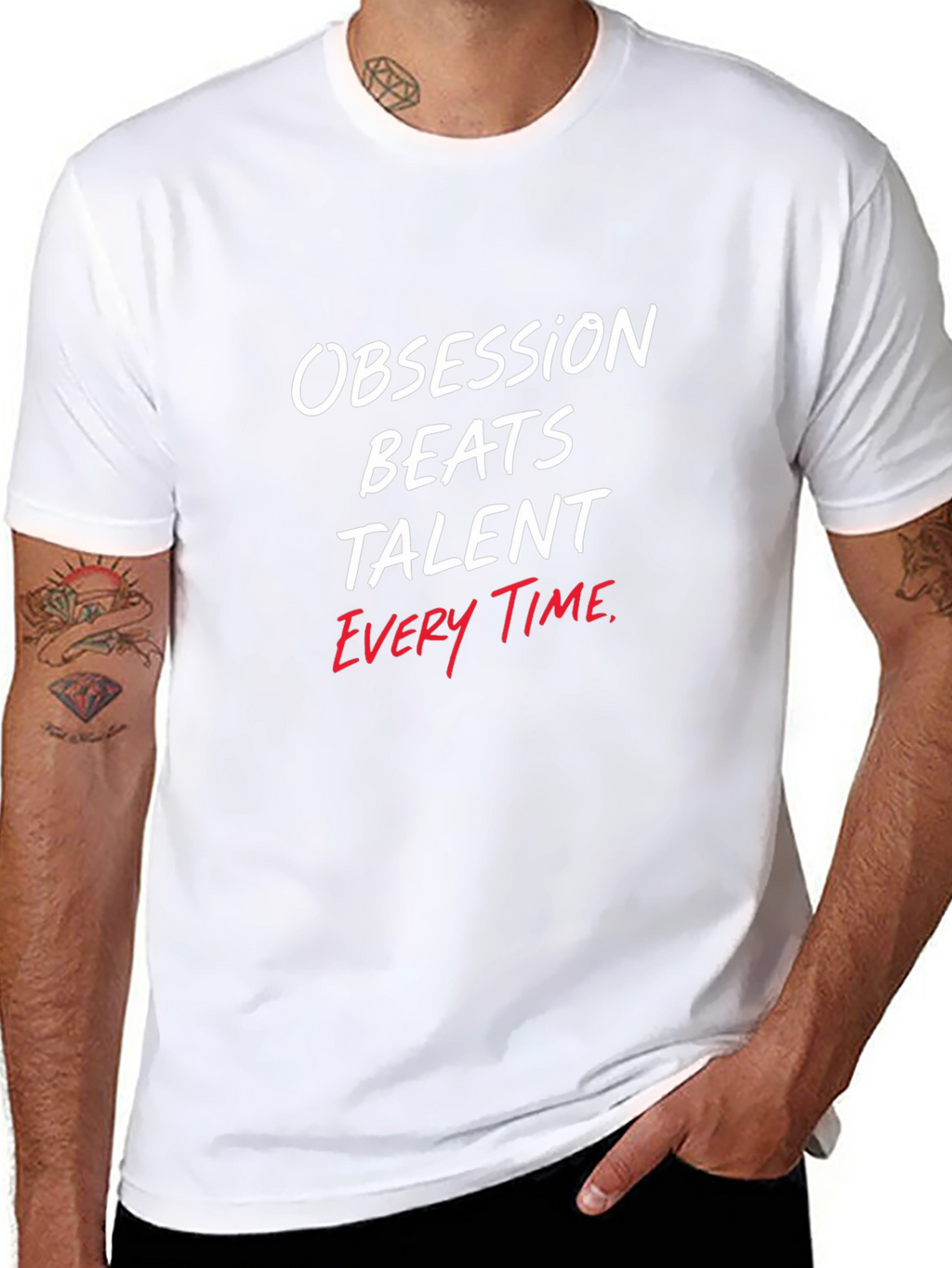 Obsession Beats Talent Graphic Tee