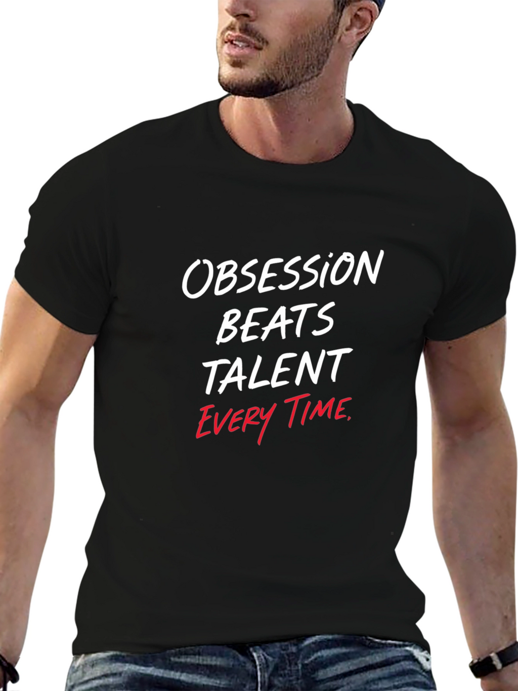 Obsession Beats Talent Graphic Tee