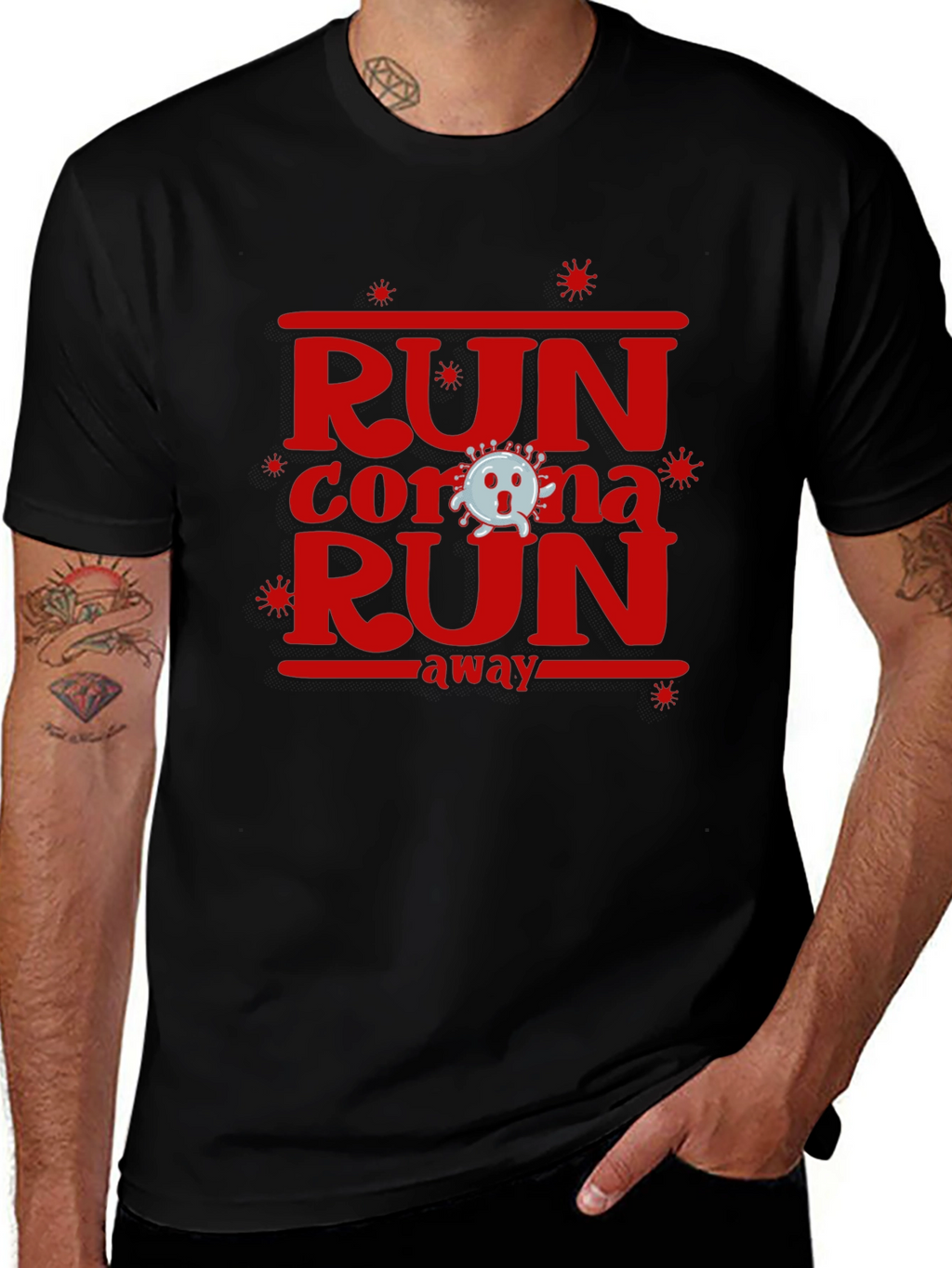 Run Corona Run Away T-Shirt