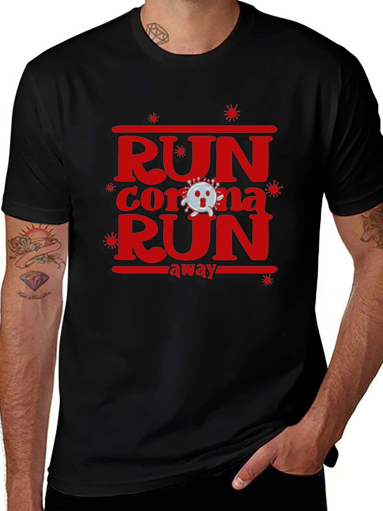 Run Corona Run Away T-Shirt