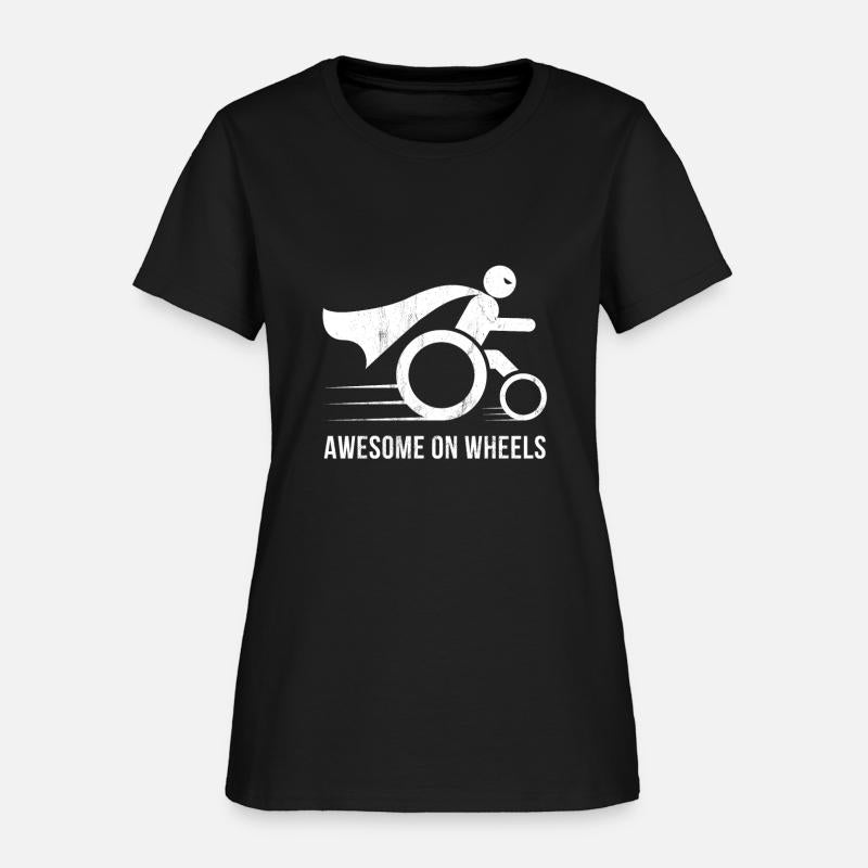 Awesome On Wheels Wheelchair Superhero Funny