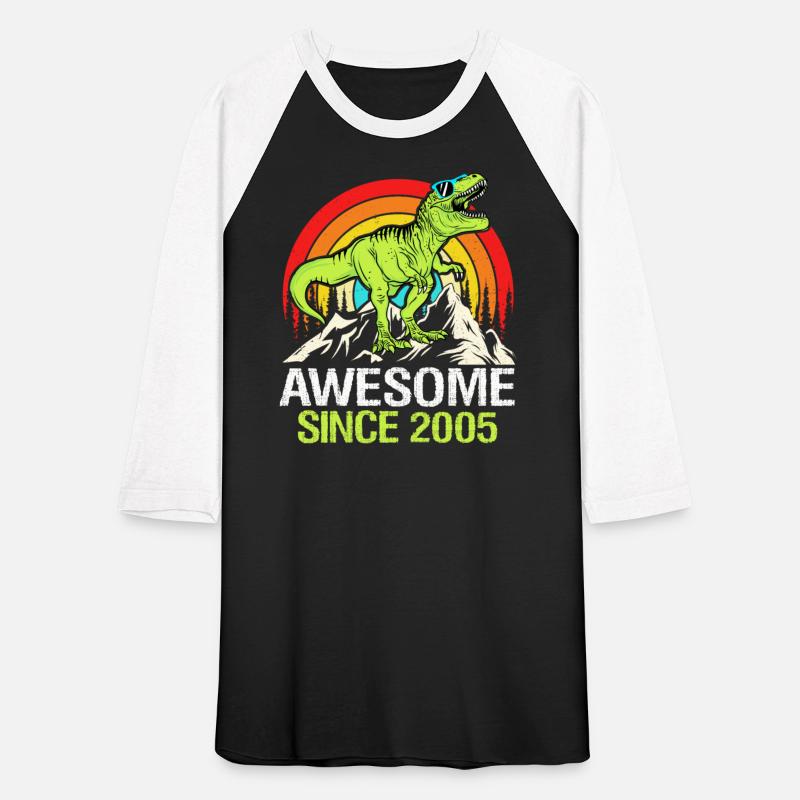 Awesome Since 2005 Dinosaur 18th Birthday Gift