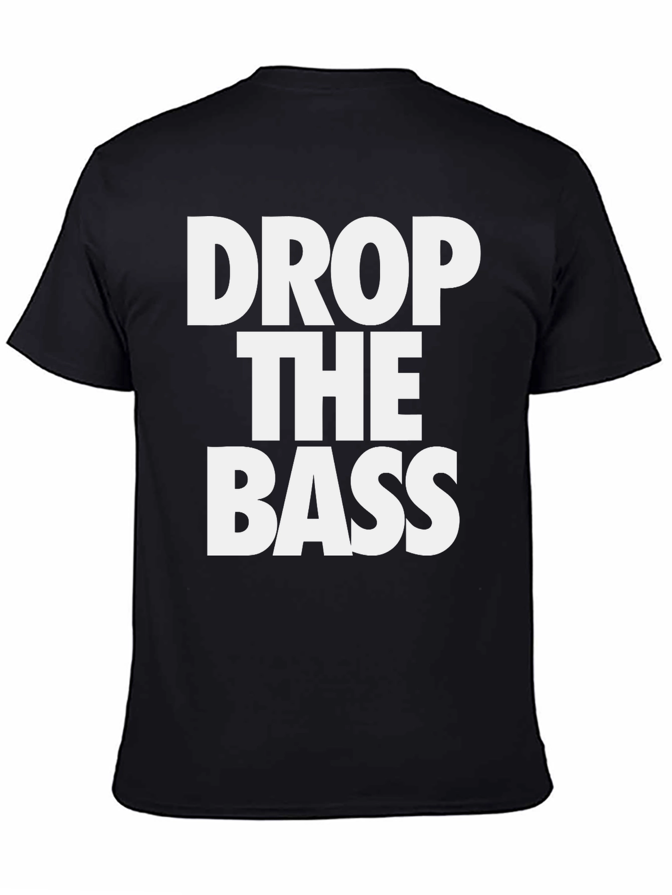 Drop The Bass Graphic T-Shirt - Black
