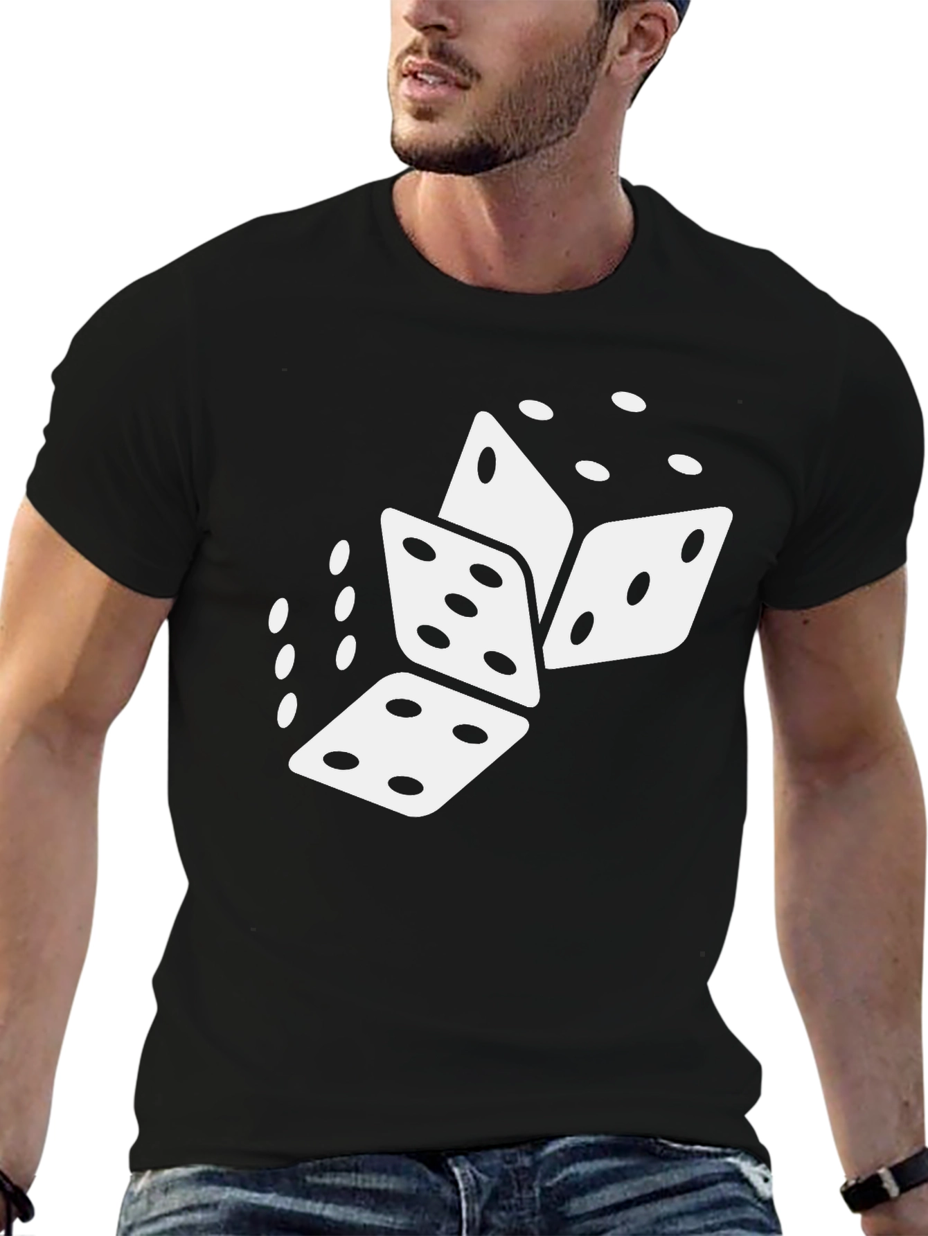 Dice Graphic T-Shirt - Lucky Tee