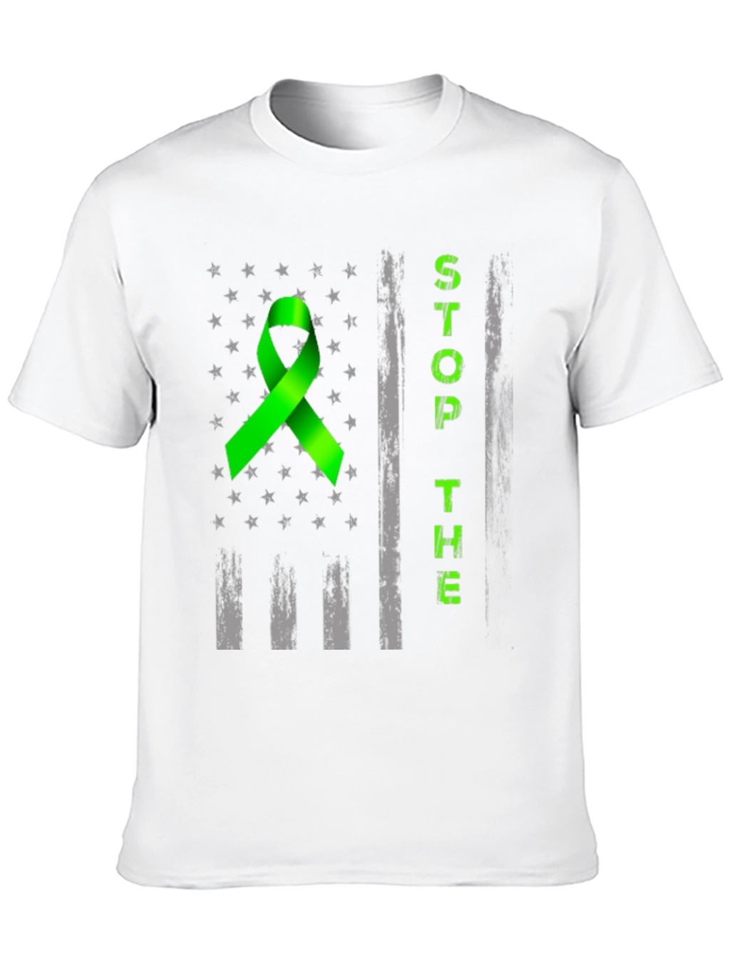 Stop the Hate Awareness Ribbon Graphic Tee