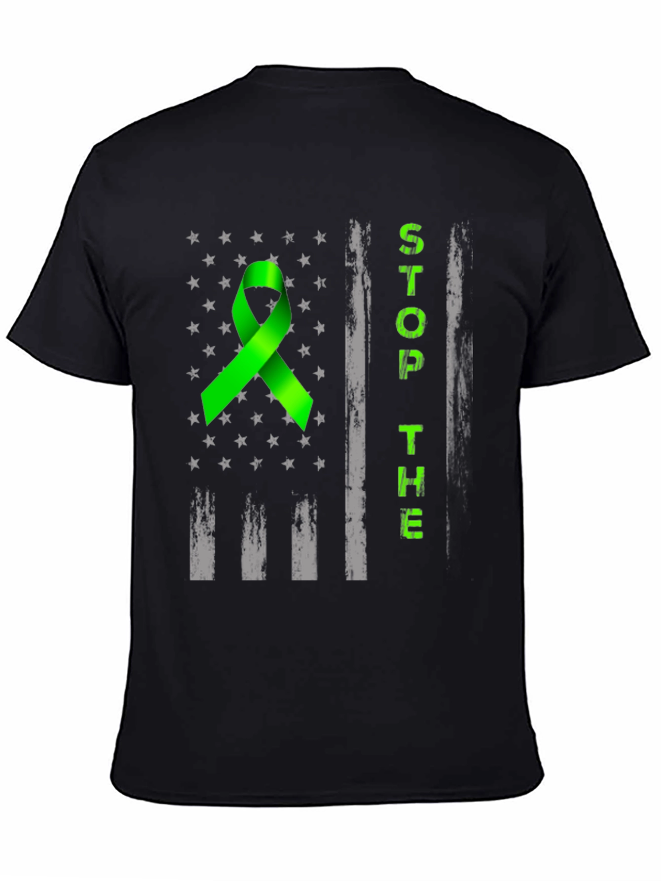 Stop the Hate Awareness Ribbon Graphic Tee
