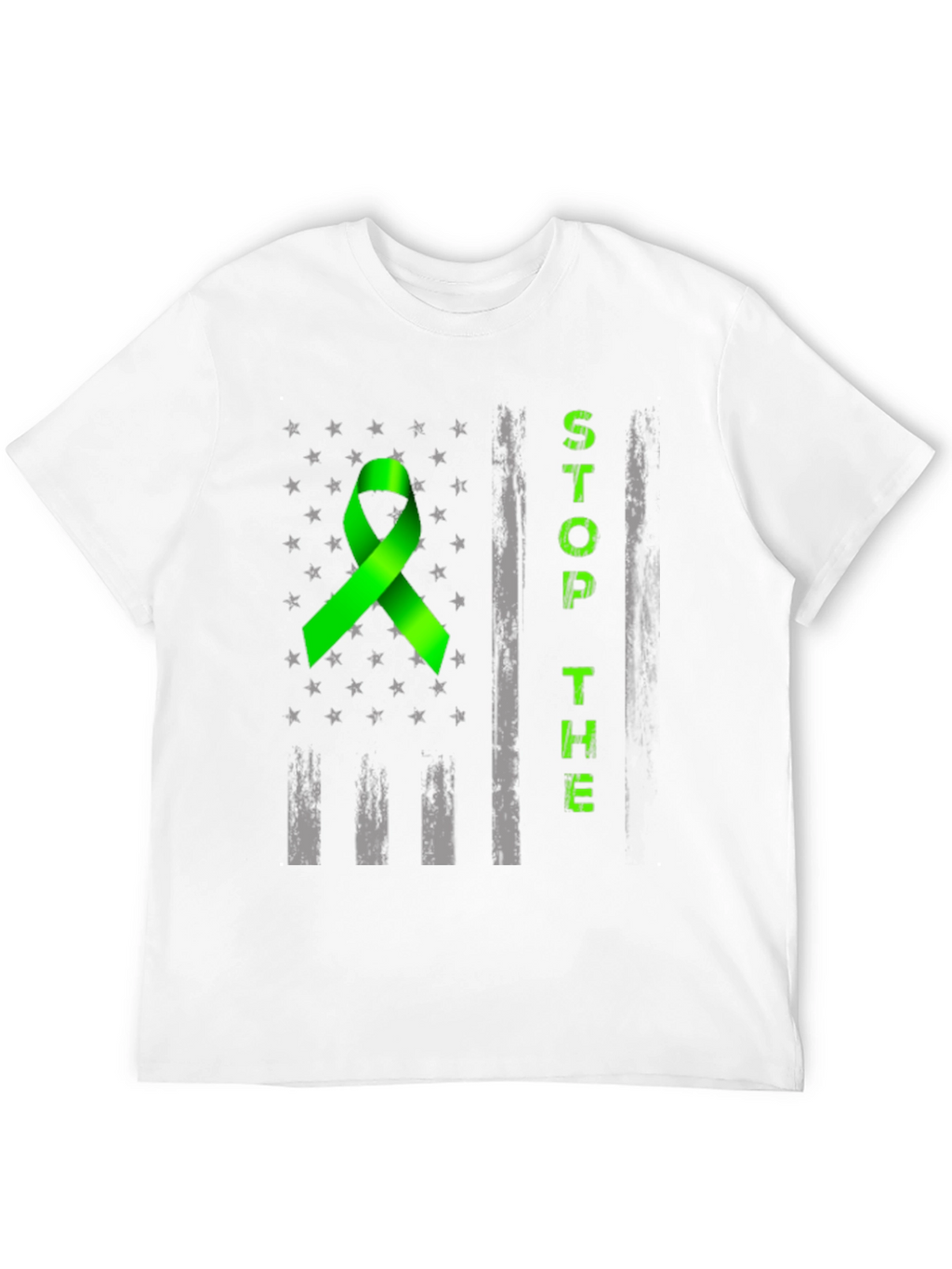Stop the Hate Awareness Ribbon Graphic Tee