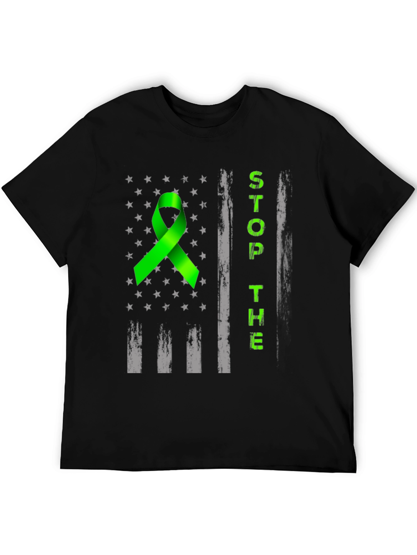 Stop the Hate Awareness Ribbon Graphic Tee
