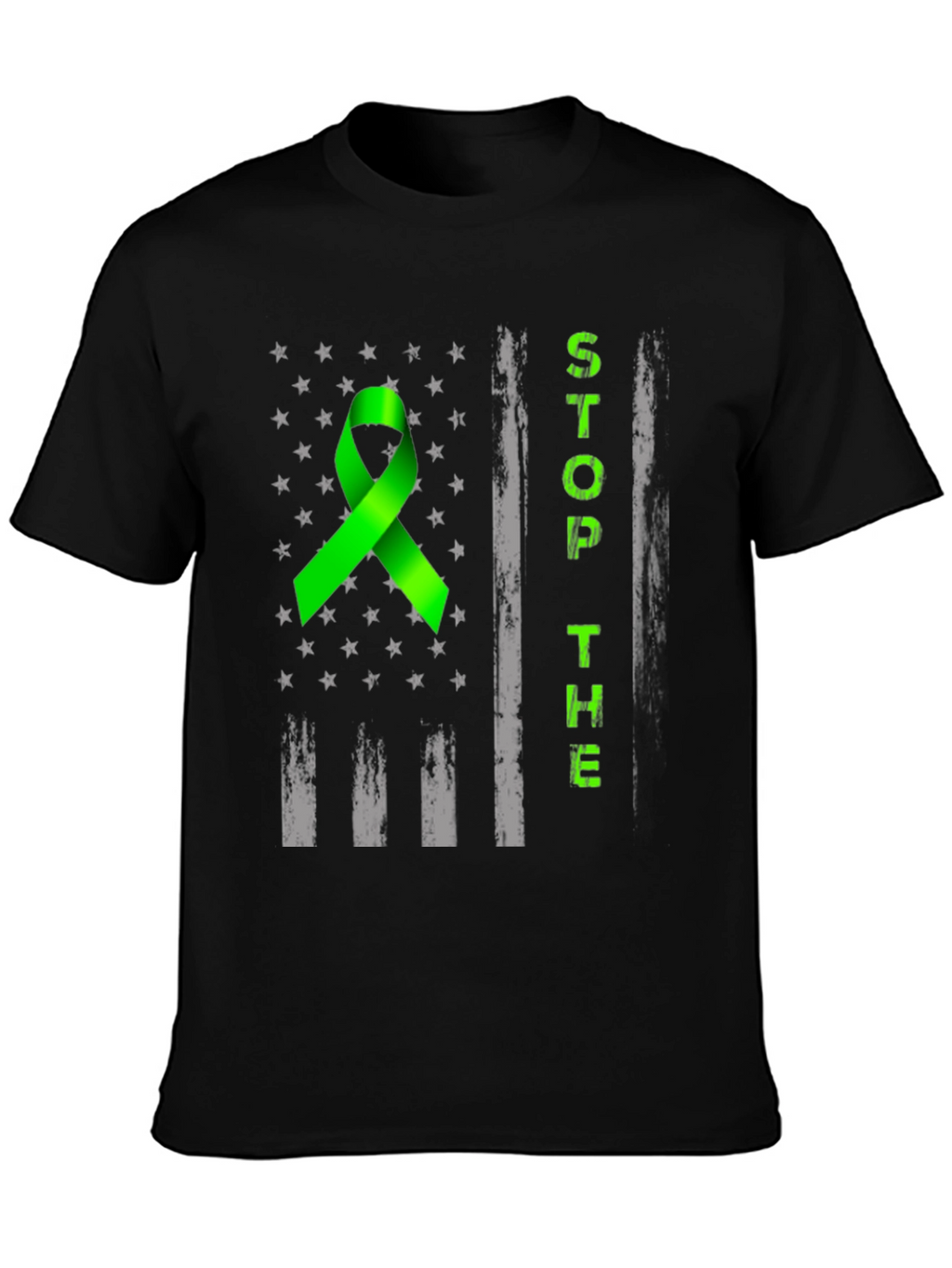 Stop the Hate Awareness Ribbon Graphic Tee