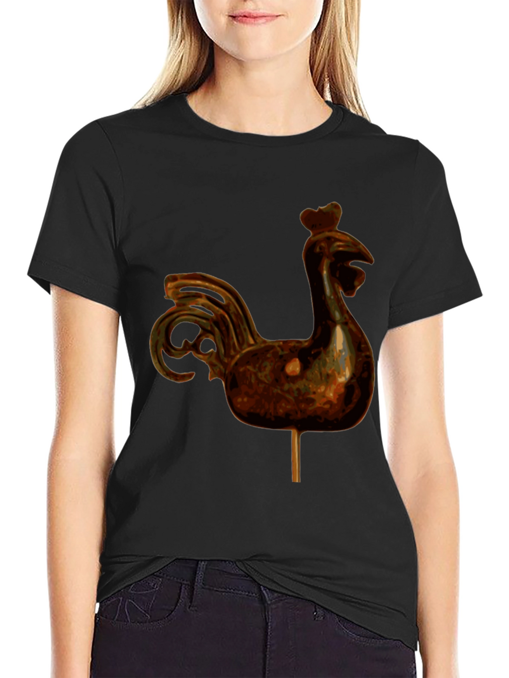 Rooster Lollipop Graphic T-Shirt