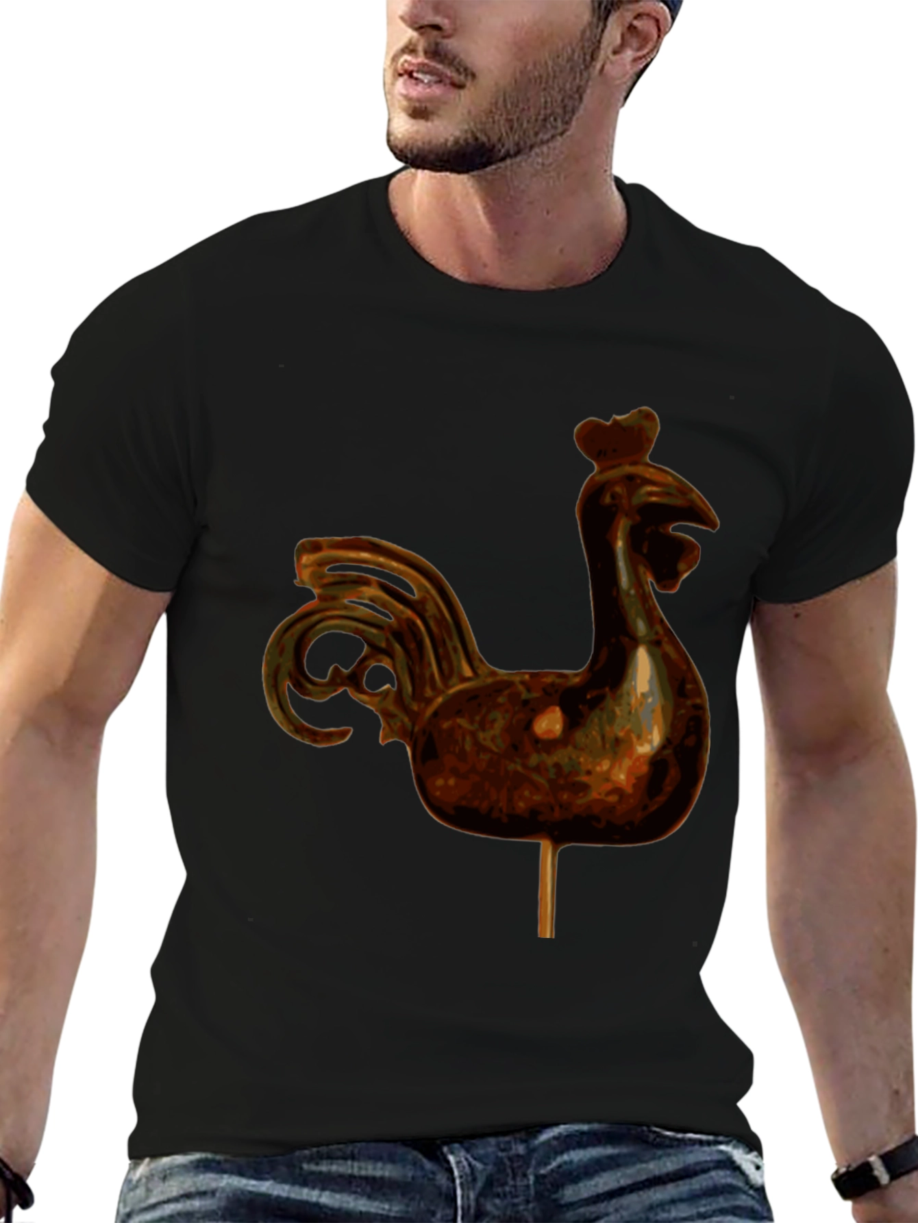 Rooster Lollipop Graphic T-Shirt