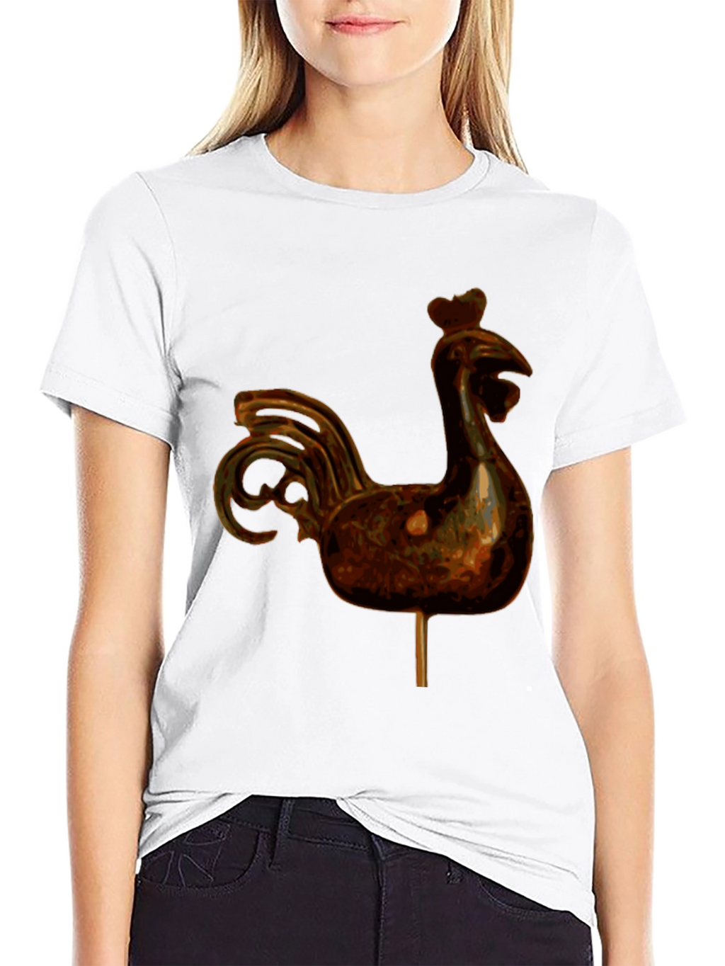 Rooster Lollipop Graphic T-Shirt