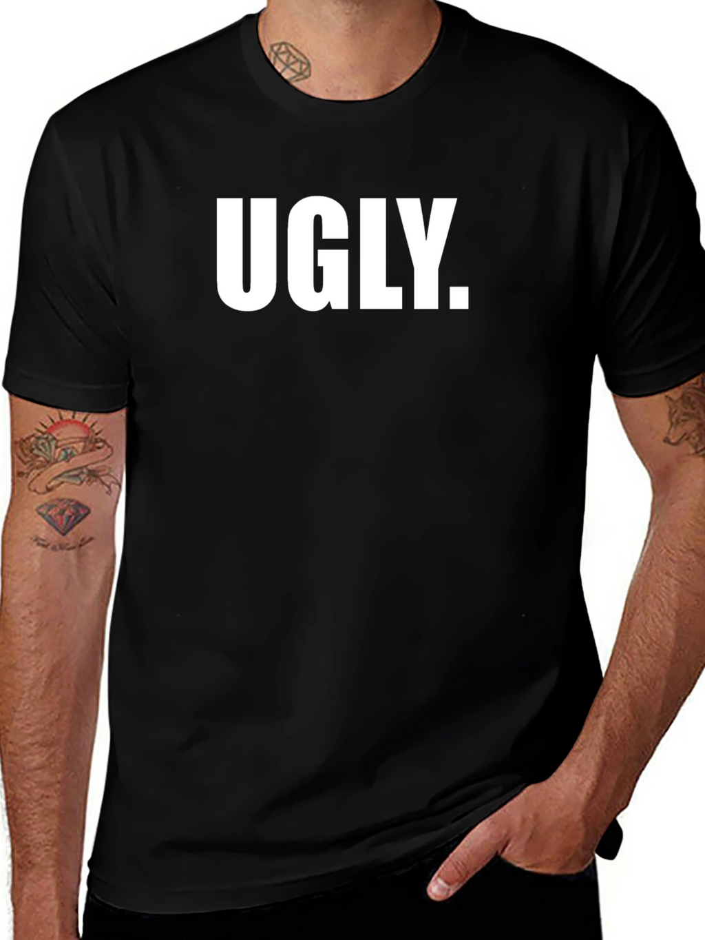 Ugly Graphic Tee - Bold Statement T-Shirt