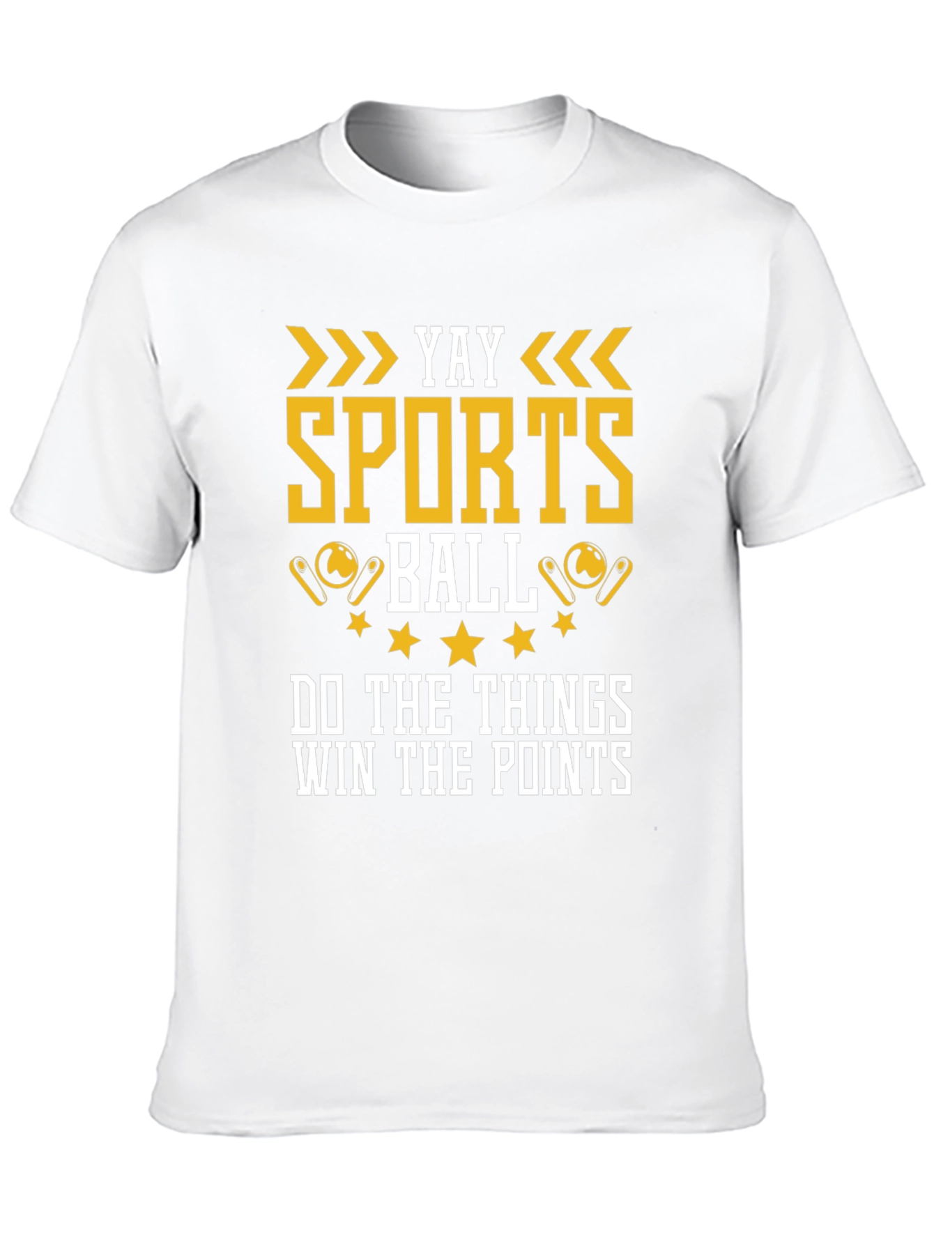 Yay Sports Ball Graphic T-Shirt