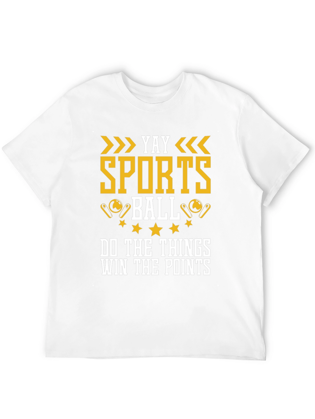 Yay Sports Ball Graphic T-Shirt