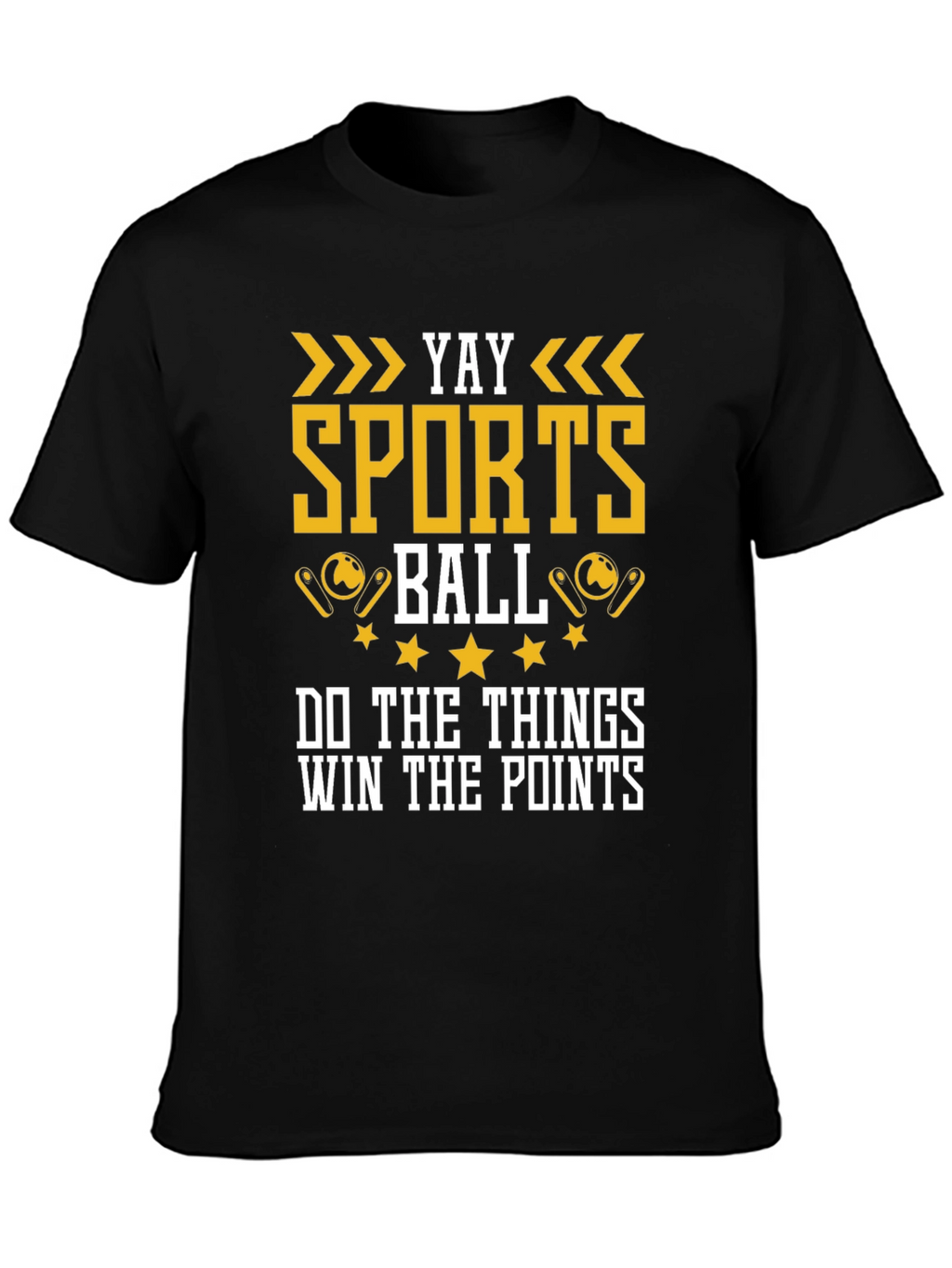 Yay Sports Ball Graphic T-Shirt