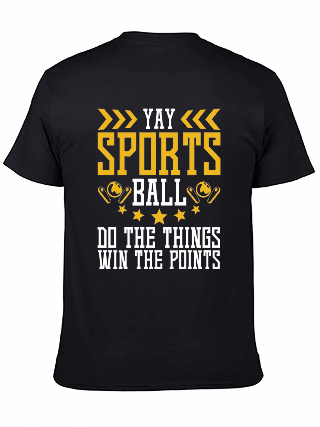 Yay Sports Ball Graphic T-Shirt