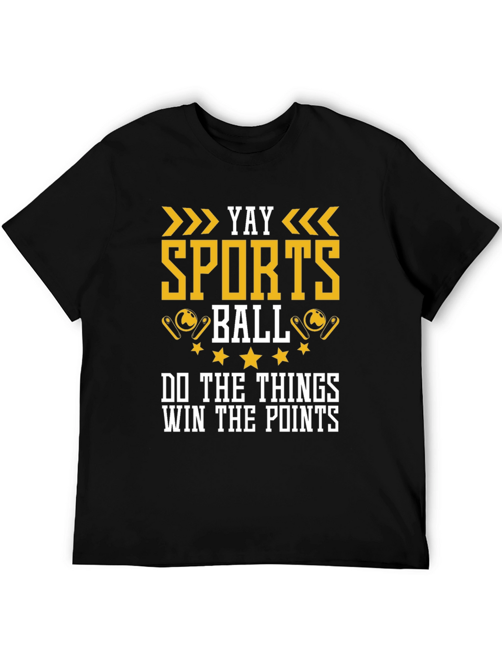 Yay Sports Ball Graphic T-Shirt