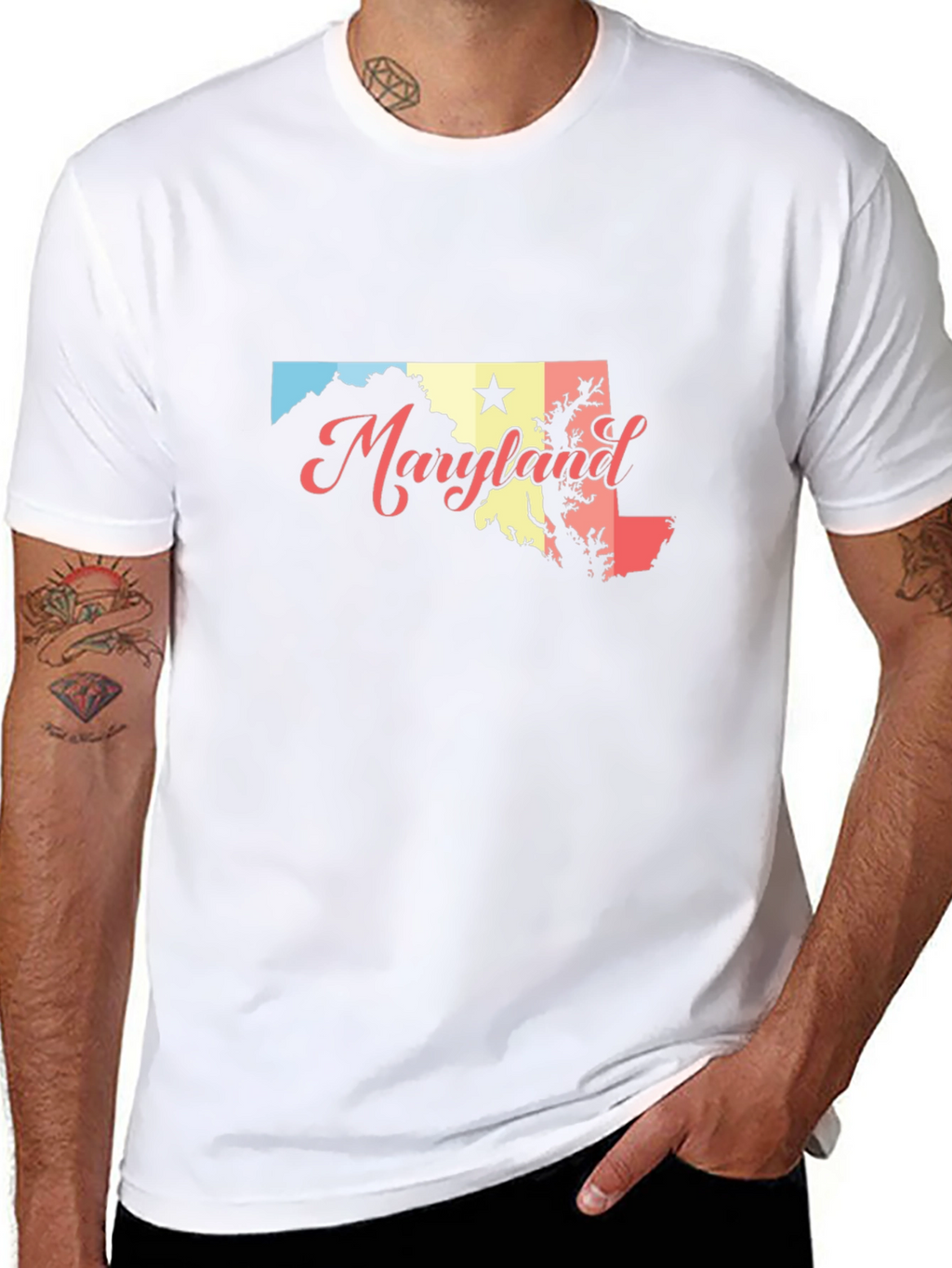 Maryland State Flag Graphic Tee