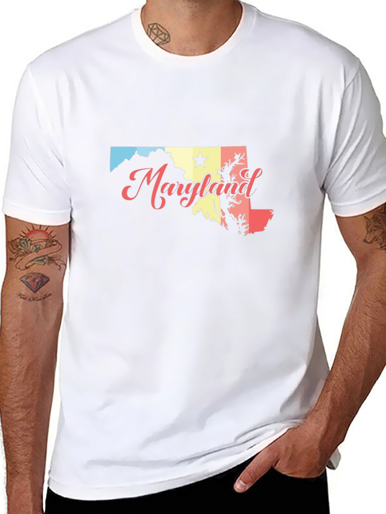 Maryland State Flag Graphic Tee