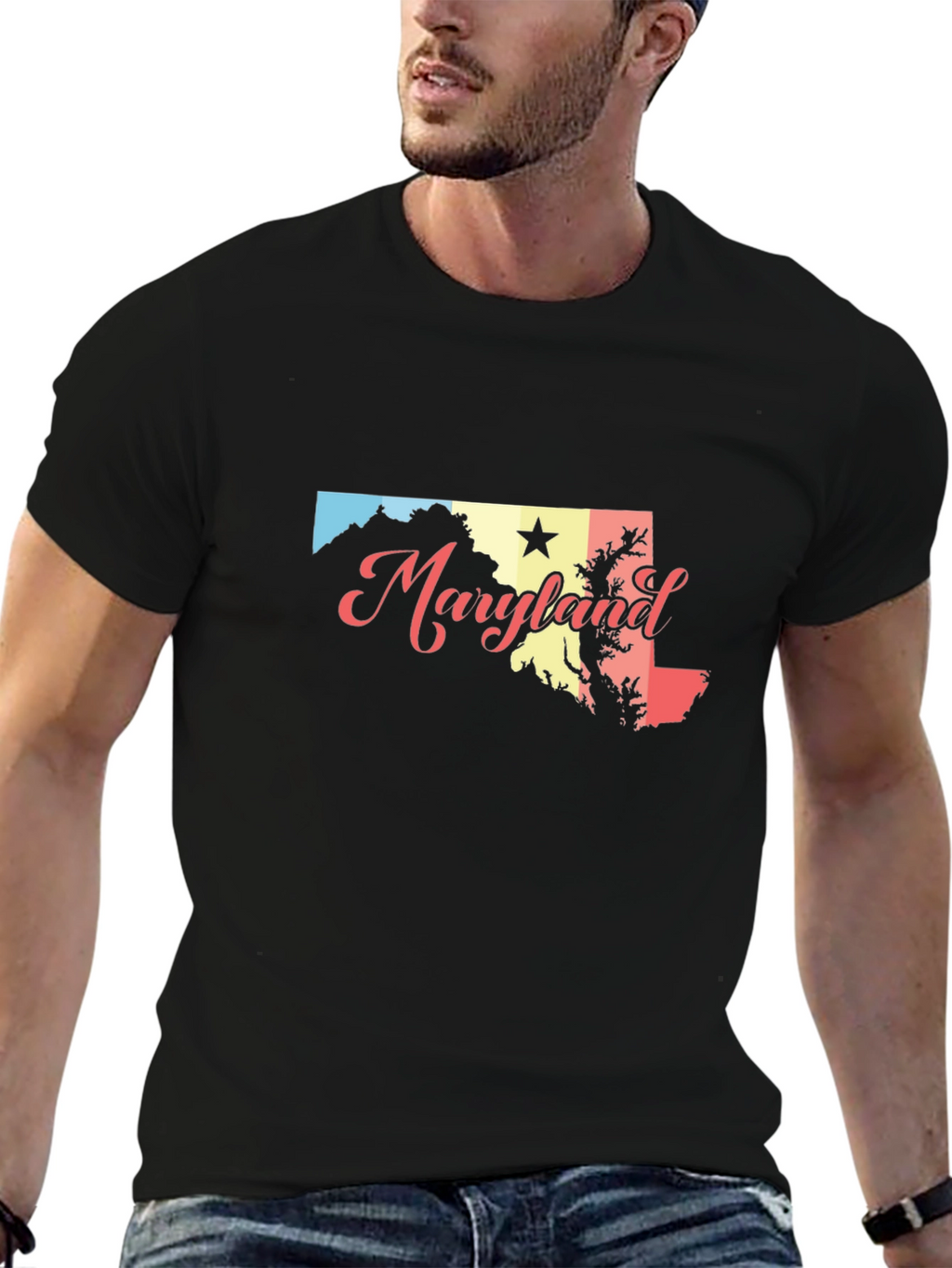 Maryland State Flag Graphic Tee