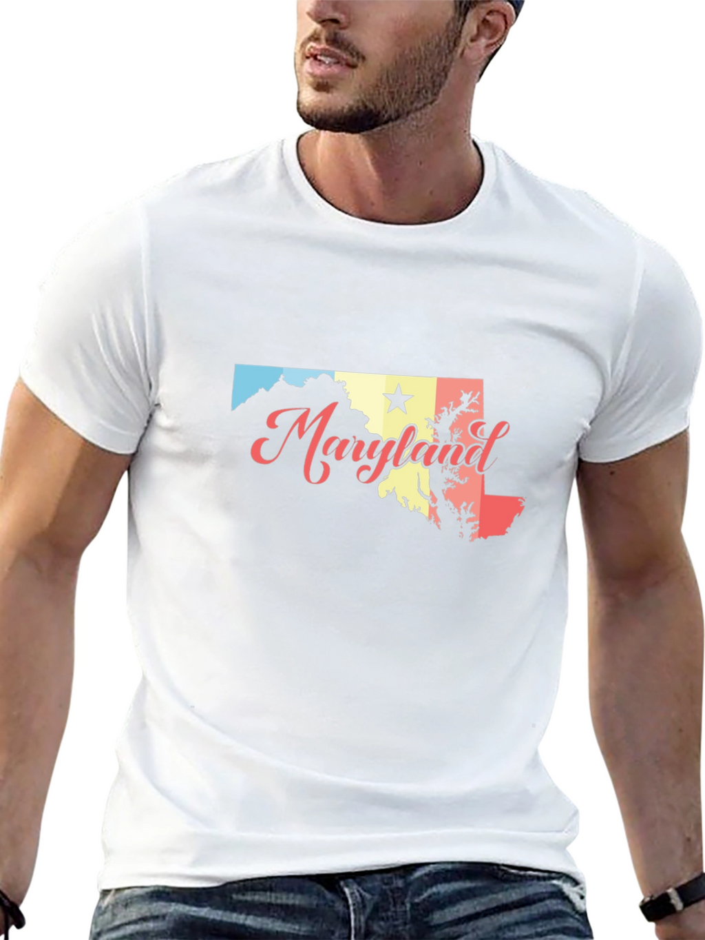 Maryland State Flag Graphic Tee