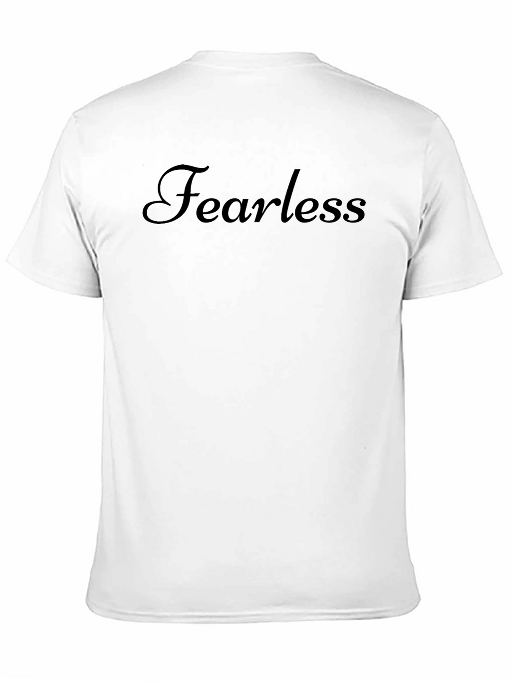 Fearless Black Crew Neck T-Shirt