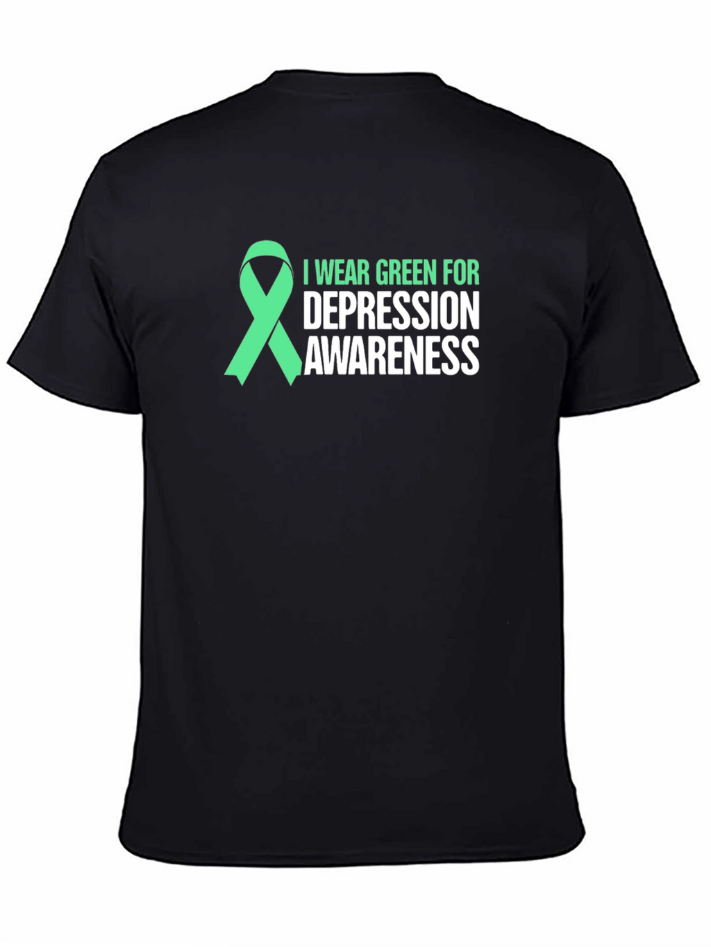 Green Ribbon Depression Awareness T-Shirt