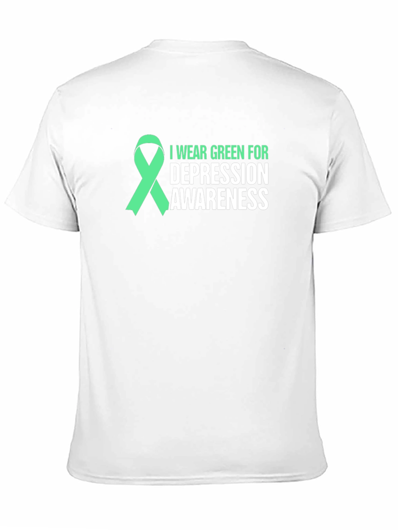 Green Ribbon Depression Awareness T-Shirt