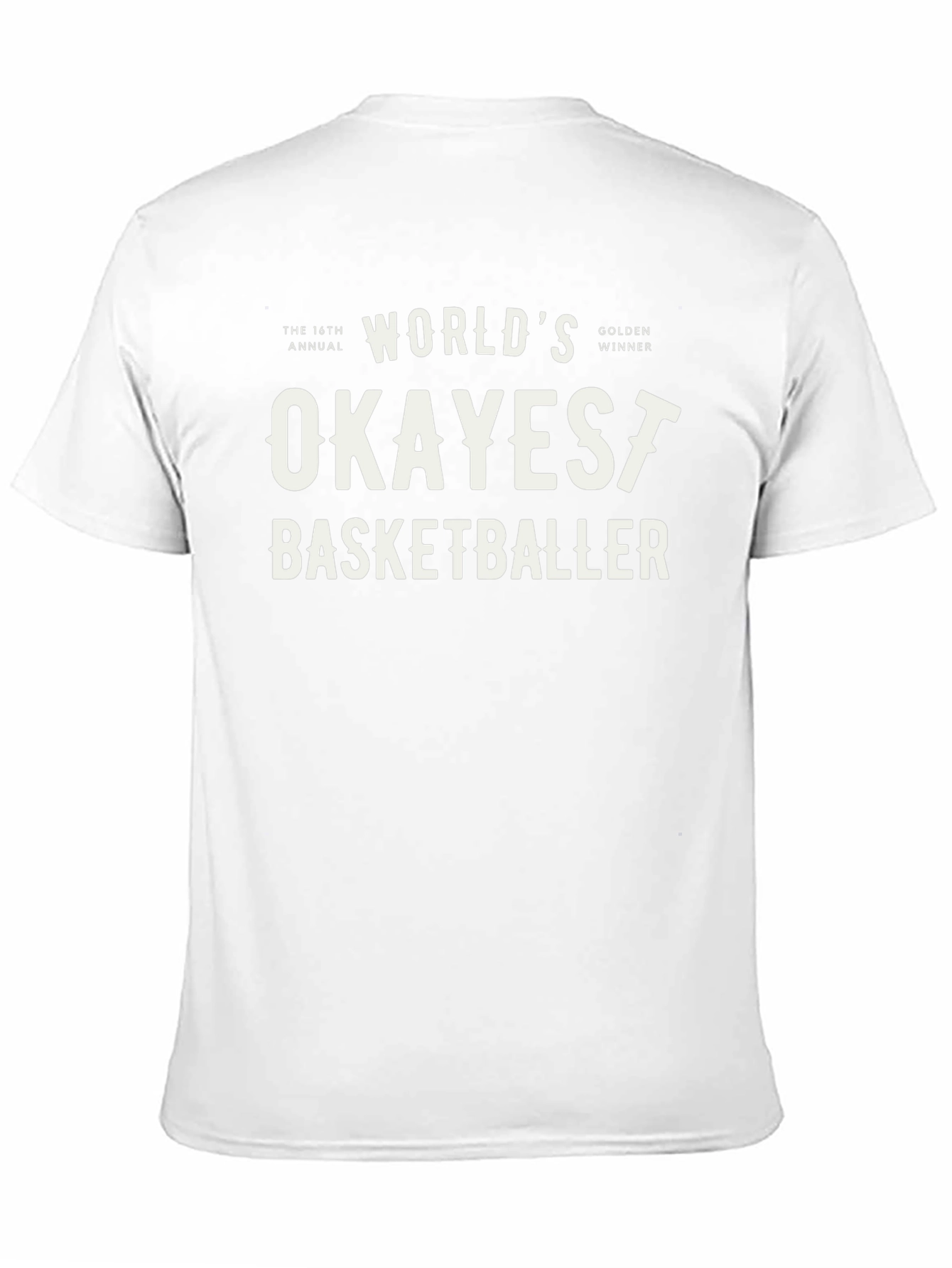 Worlds Okayest Basketballer Graphic Tee