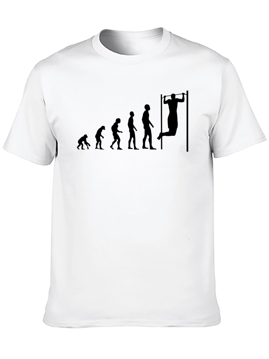 Evolution Pull-Up Black Graphic T-Shirt
