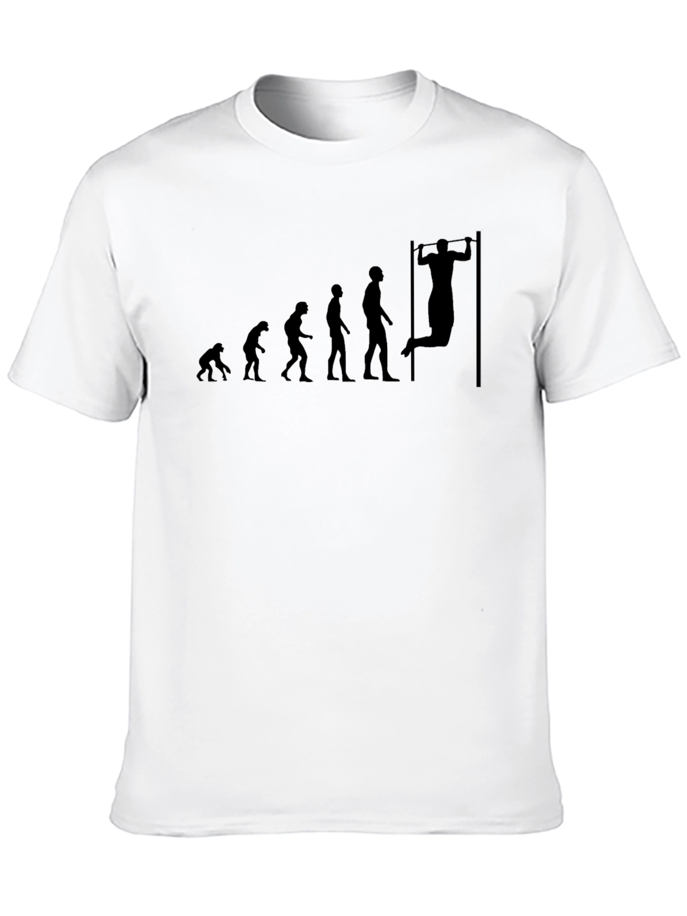 Evolution Pull-Up Black Graphic T-Shirt