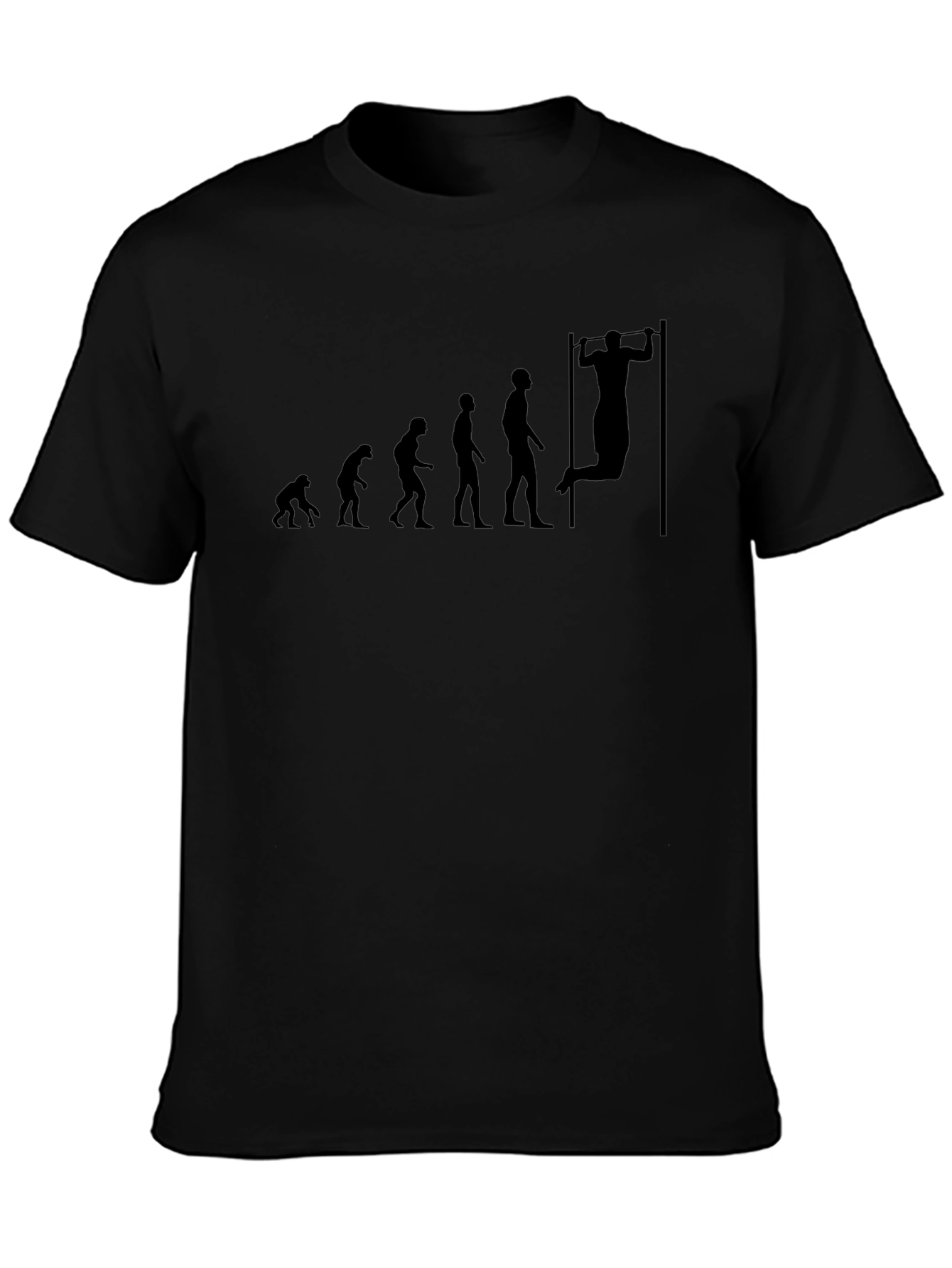 Evolution Pull-Up Black Graphic T-Shirt