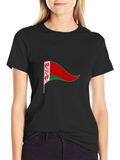 Belarus Flag T-Shirt - Black Cotton Tee