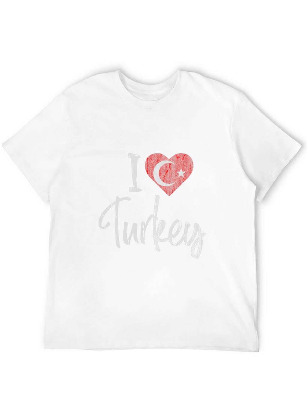 I Love Turkey T-Shirt - Turkish Flag Heart
