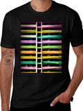Abstract Building Graphic Tee - Urban Style