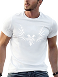 Black T-Shirt with Eagle Design