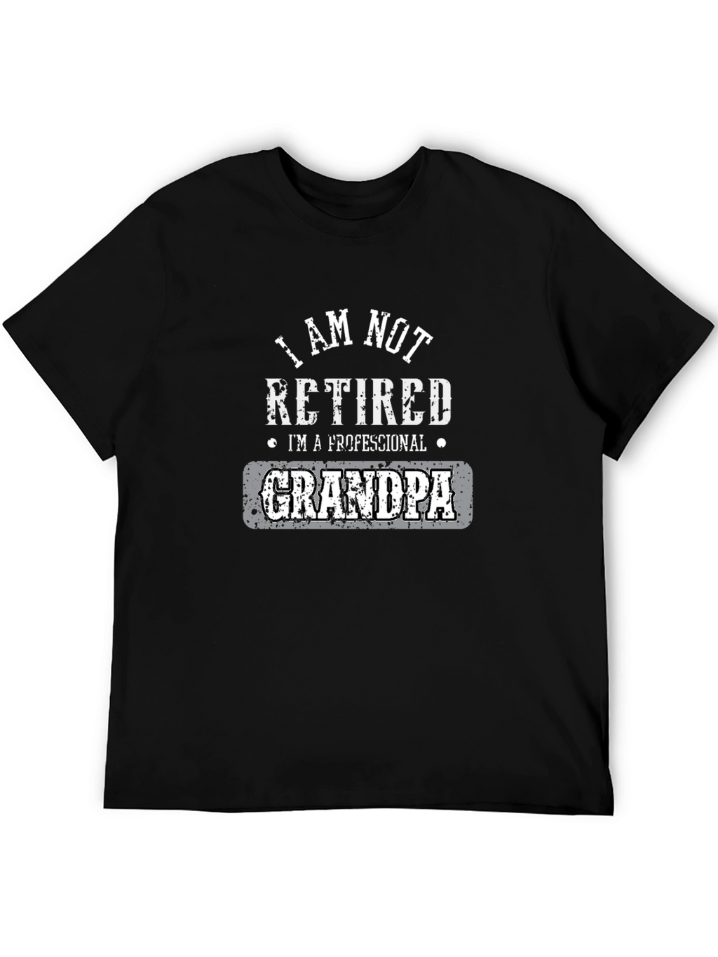 Professional Grandpa Graphic Tee - Black