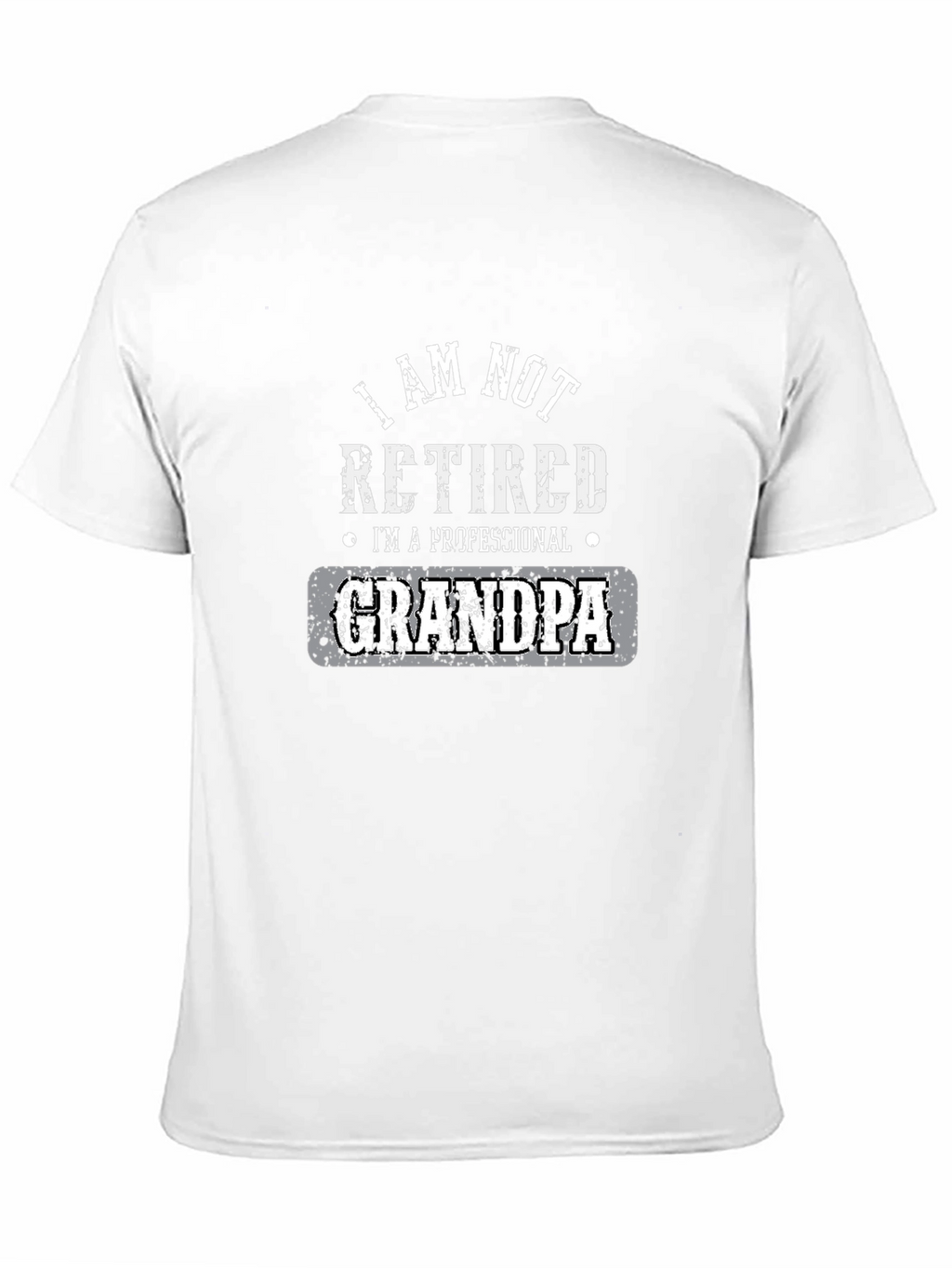 Professional Grandpa Graphic Tee - Black
