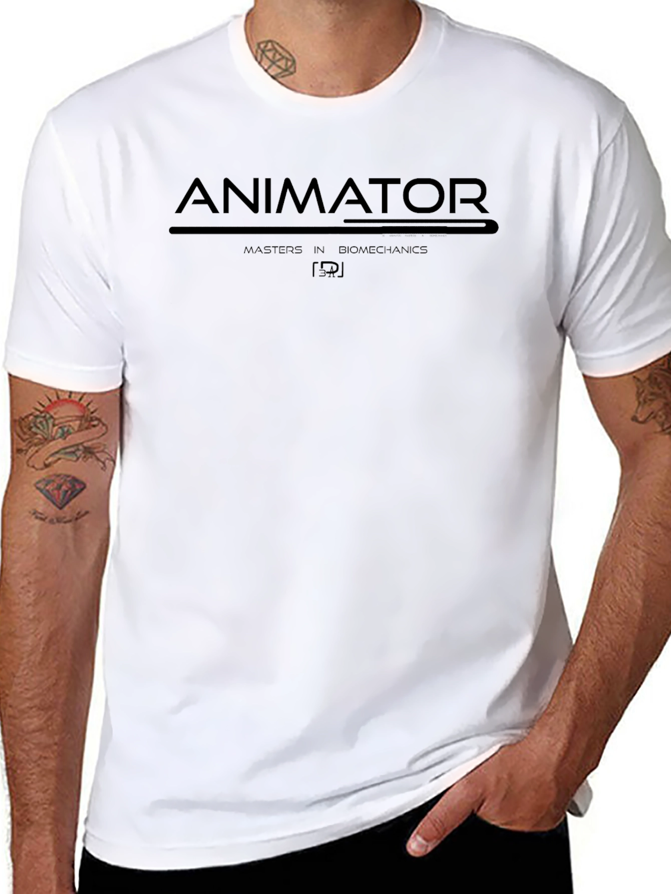 Animator Masters in Biomechanics Black T-Shirt