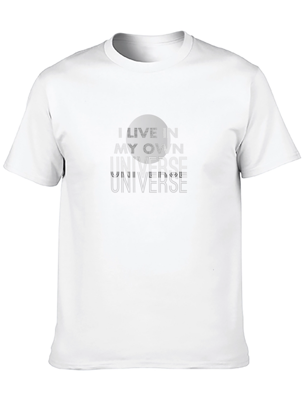 Own Universe Graphic Tee - Black Cotton Comfort