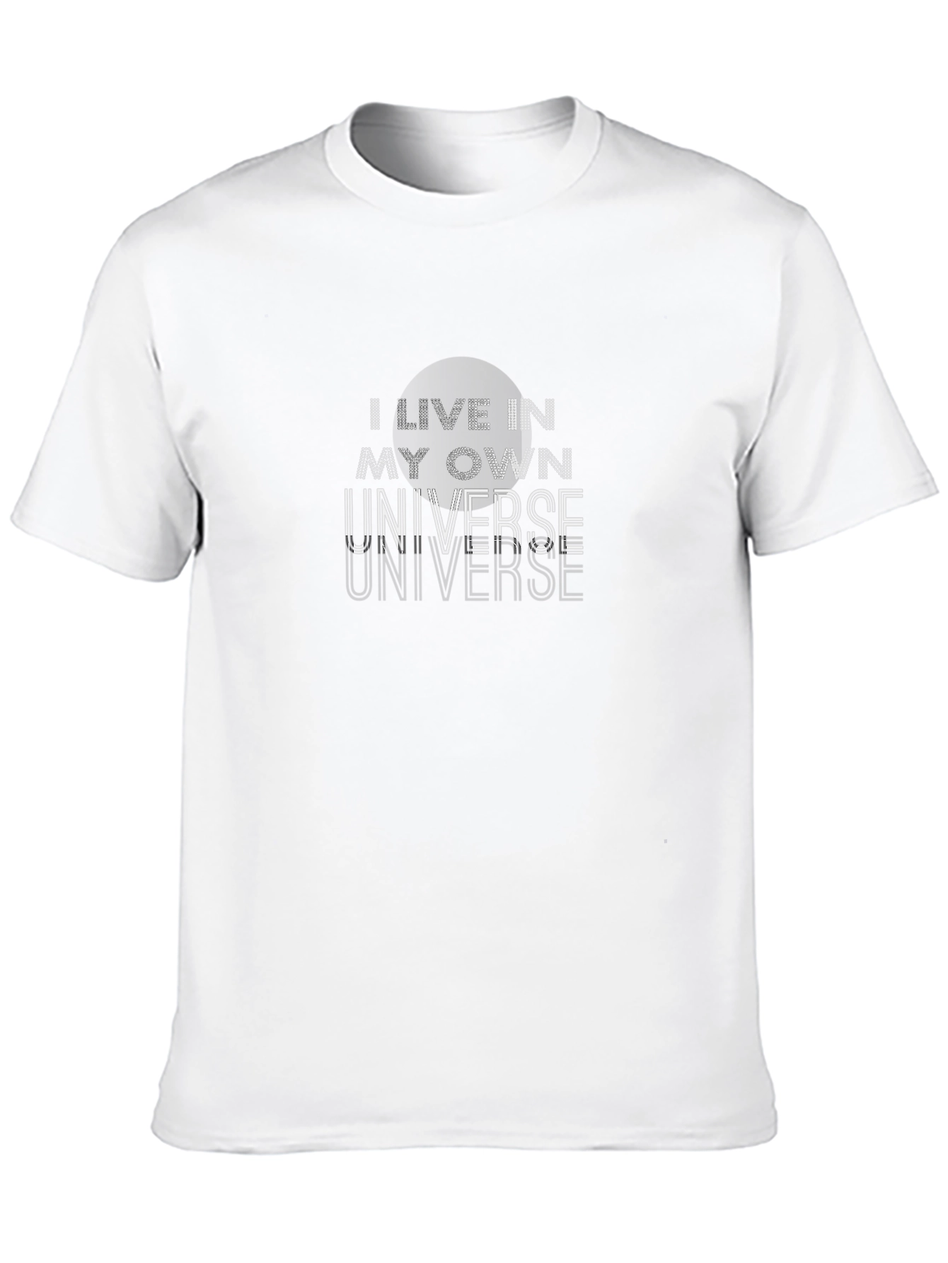 Own Universe Graphic Tee - Black Cotton Comfort