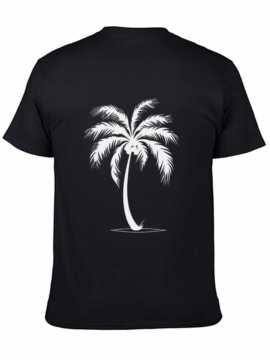 Black Palm Tree Graphic T-Shirt