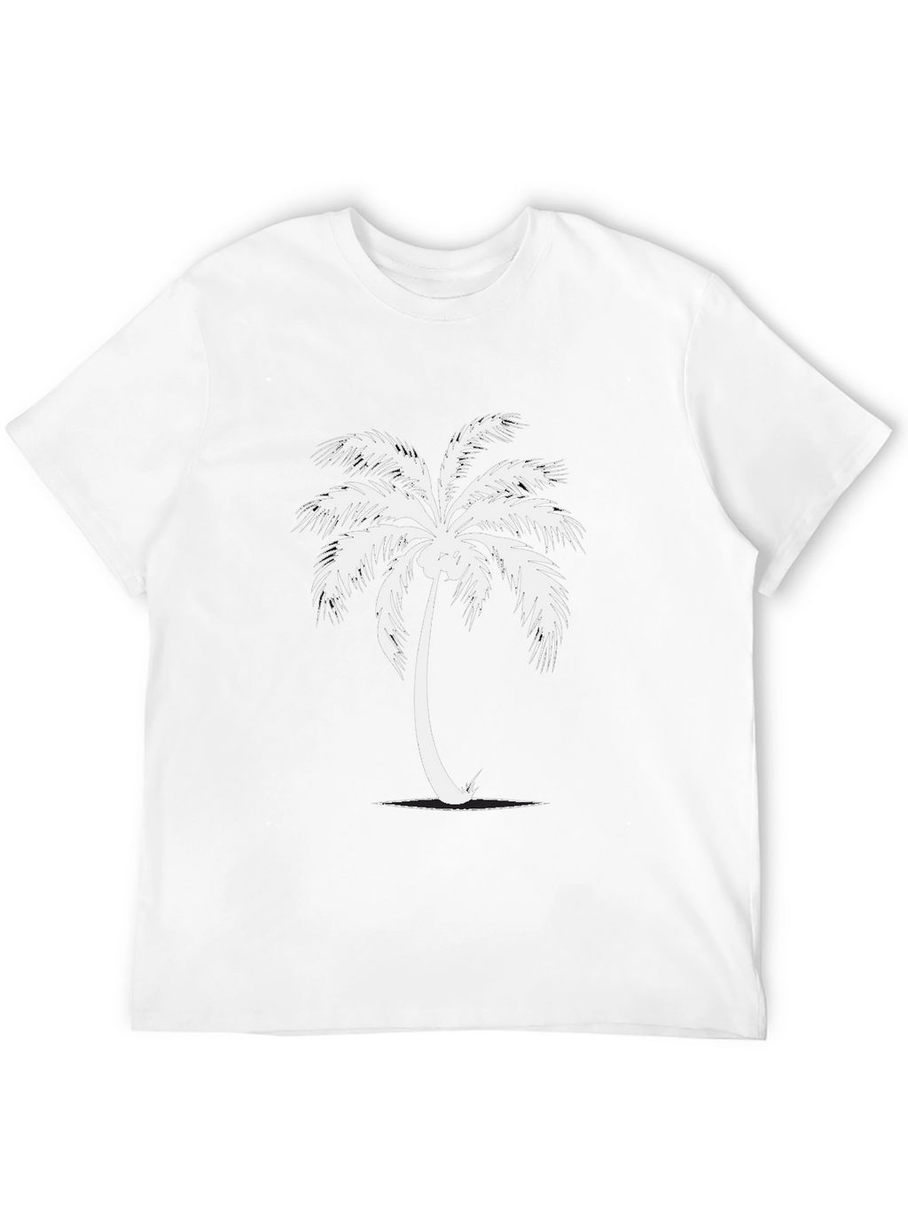 Black Palm Tree Graphic T-Shirt