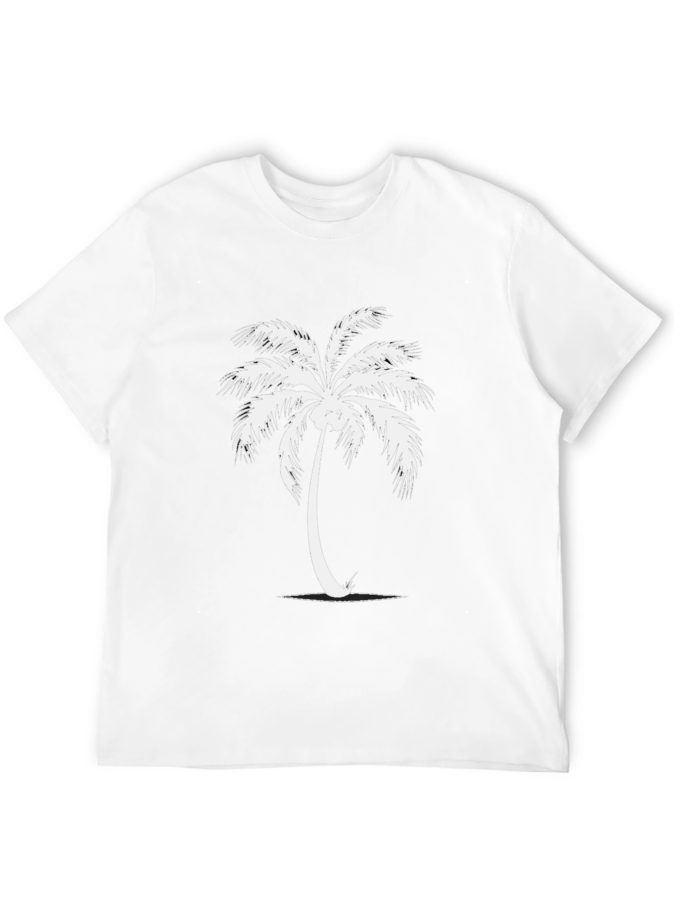 Black Palm Tree Graphic T-Shirt