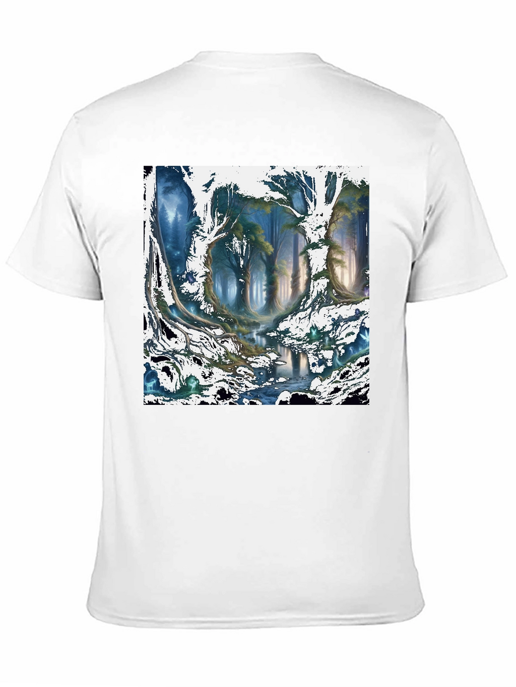 Enchanted Forest Graphic Tee - Nature Inspired Design